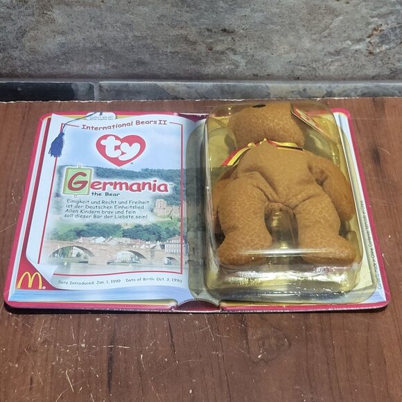 Ty Germania the Bear McDonalds International Bears II Ty Beanie Babies 1990 - Picture 3 of 10